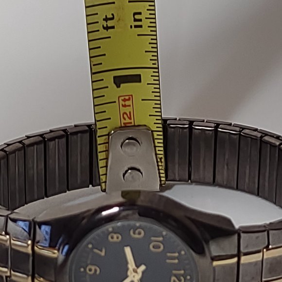 Dark Silver Tone Metal Stretch Watch - Picture 8 of 10